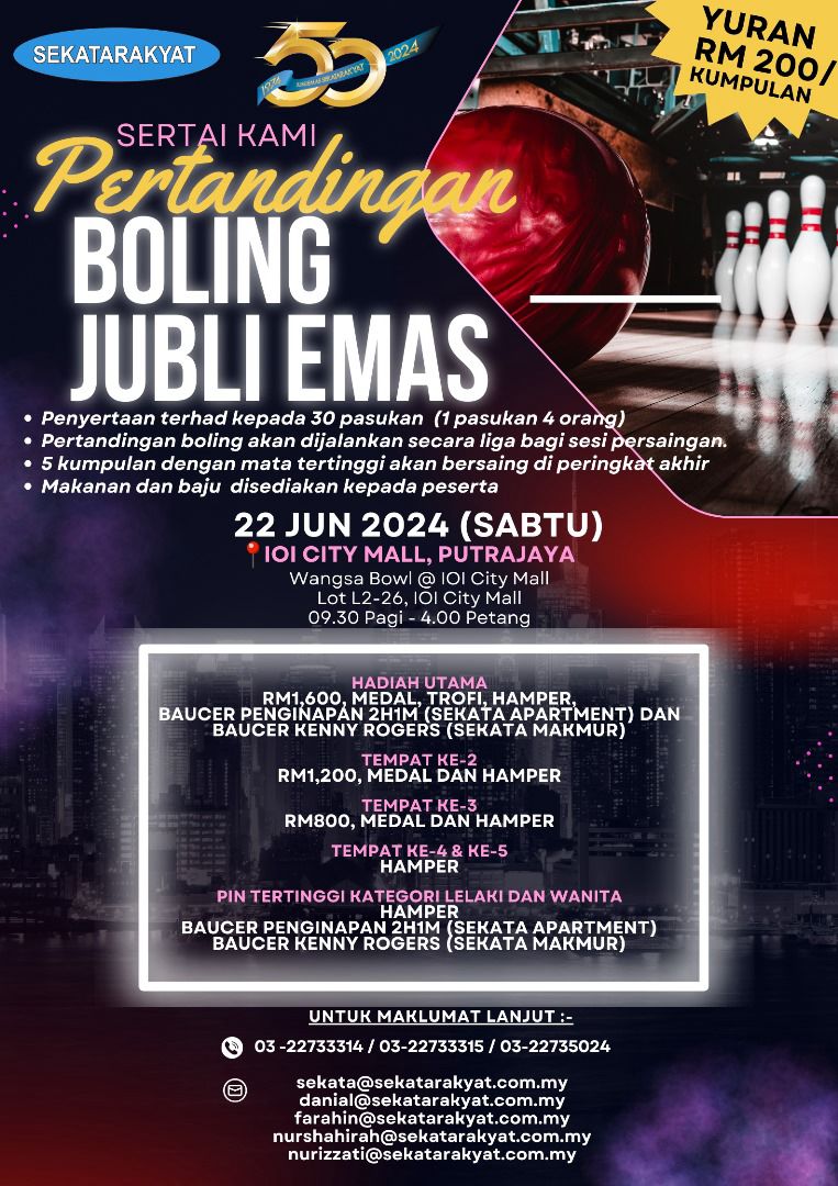 Pertandingan Boling Jubli Emas